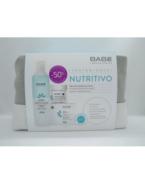 BABE TRATAMIENTO NUTRITIVO (CREMA HIDRONUTRITIVA + ACEITE MICELAR BIFASICO)