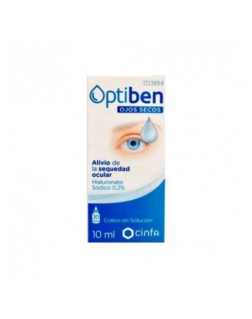 Optiben Lubricante Ocular Gotas 10 ml